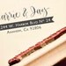 Custom Calligraphy Address Stamp -- Hand Calligraphy and Type -- Elle Style with Banner