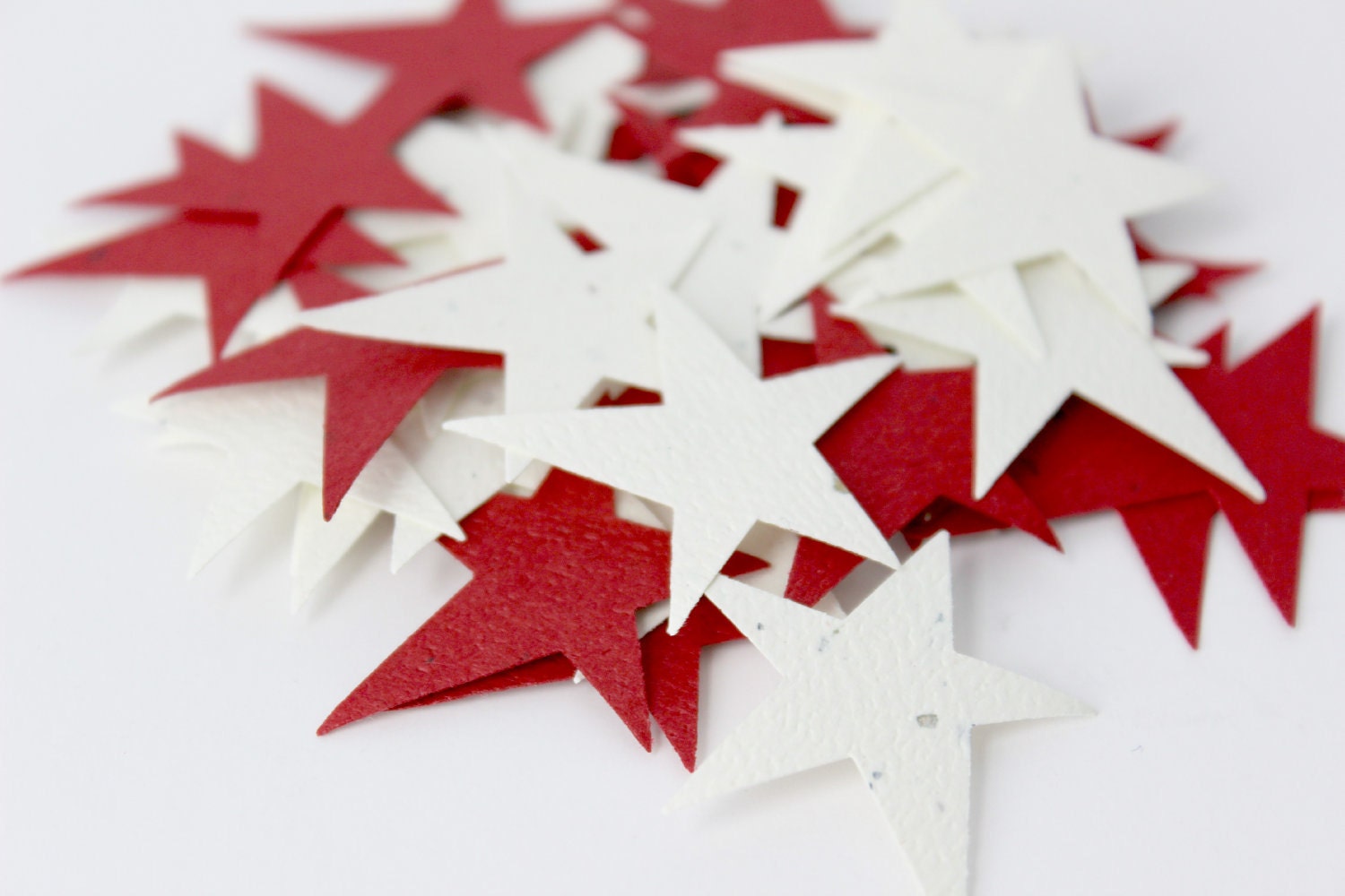 Star Die Cuts - American Summer - July 4th - Red & White - Nautical