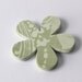Garden Flower Die Cuts - Light Green - Set of 20