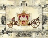 ACEO carriage 9 Digital Collage Sheet Printable download . Download and print 5CAR