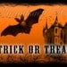 TRICK OR TREAT Halloween Decoration Door sign - Halloween vintage Printable Digital image