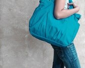 IRIS // Teal // 054 // Luckycann // Everyday Canvas Bag // Holiday Sale // 10% off