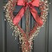 Valentine Wreath - Heart Wreath - Valentine Gift - Outdoor Wreath