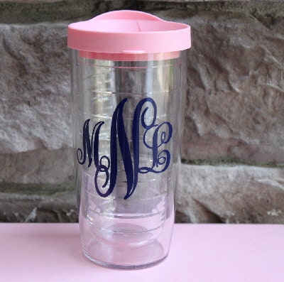 Monogramed 16oz Tervis Tumbler