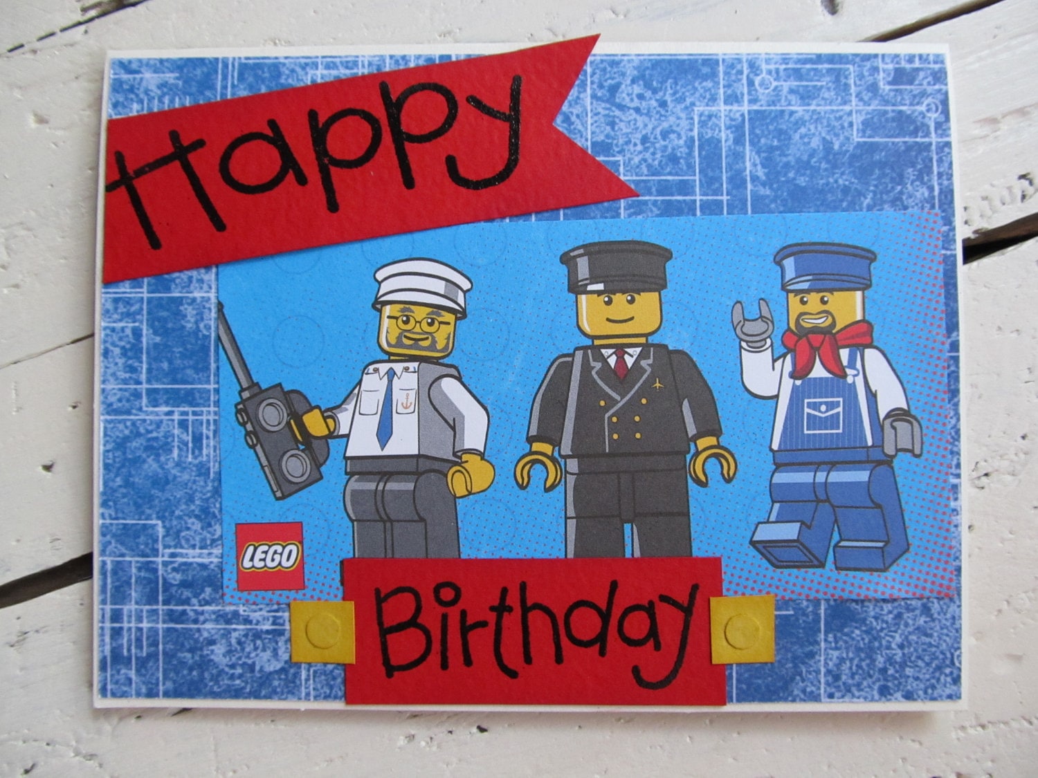 Lego Birthday Card Happy Birthday