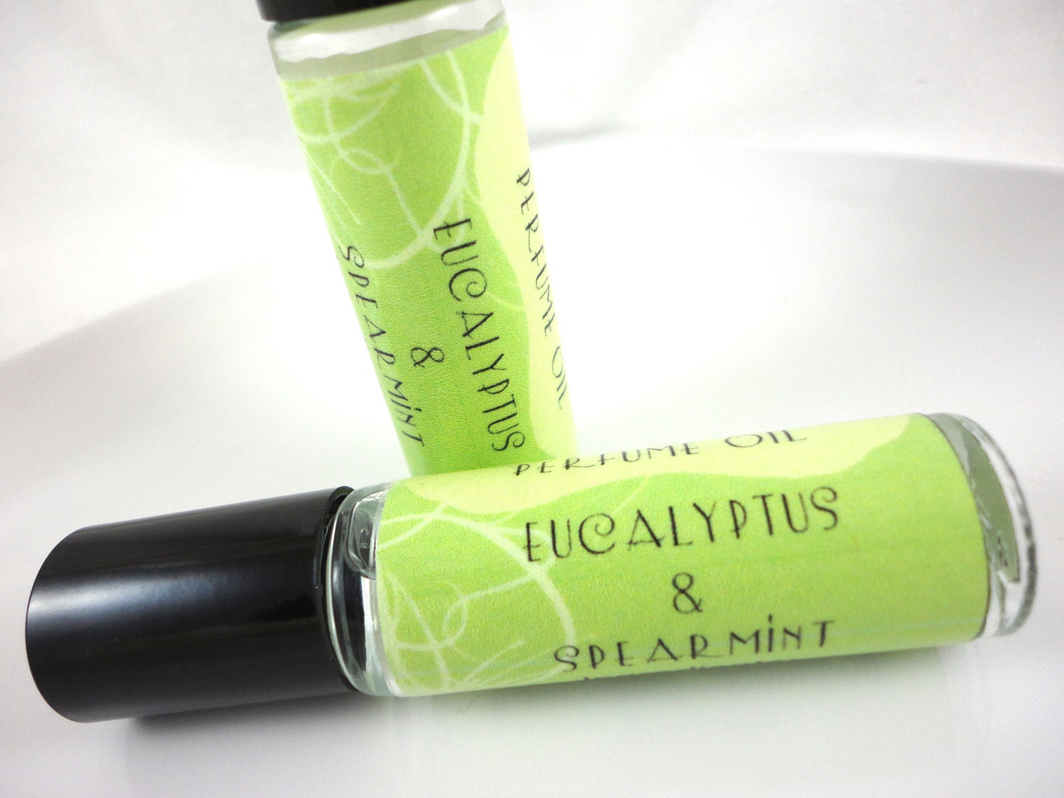 Eucalyptus and Spearmint Perfume Oil - Aromatherapy, Relax, Energize - Roll On Perfume