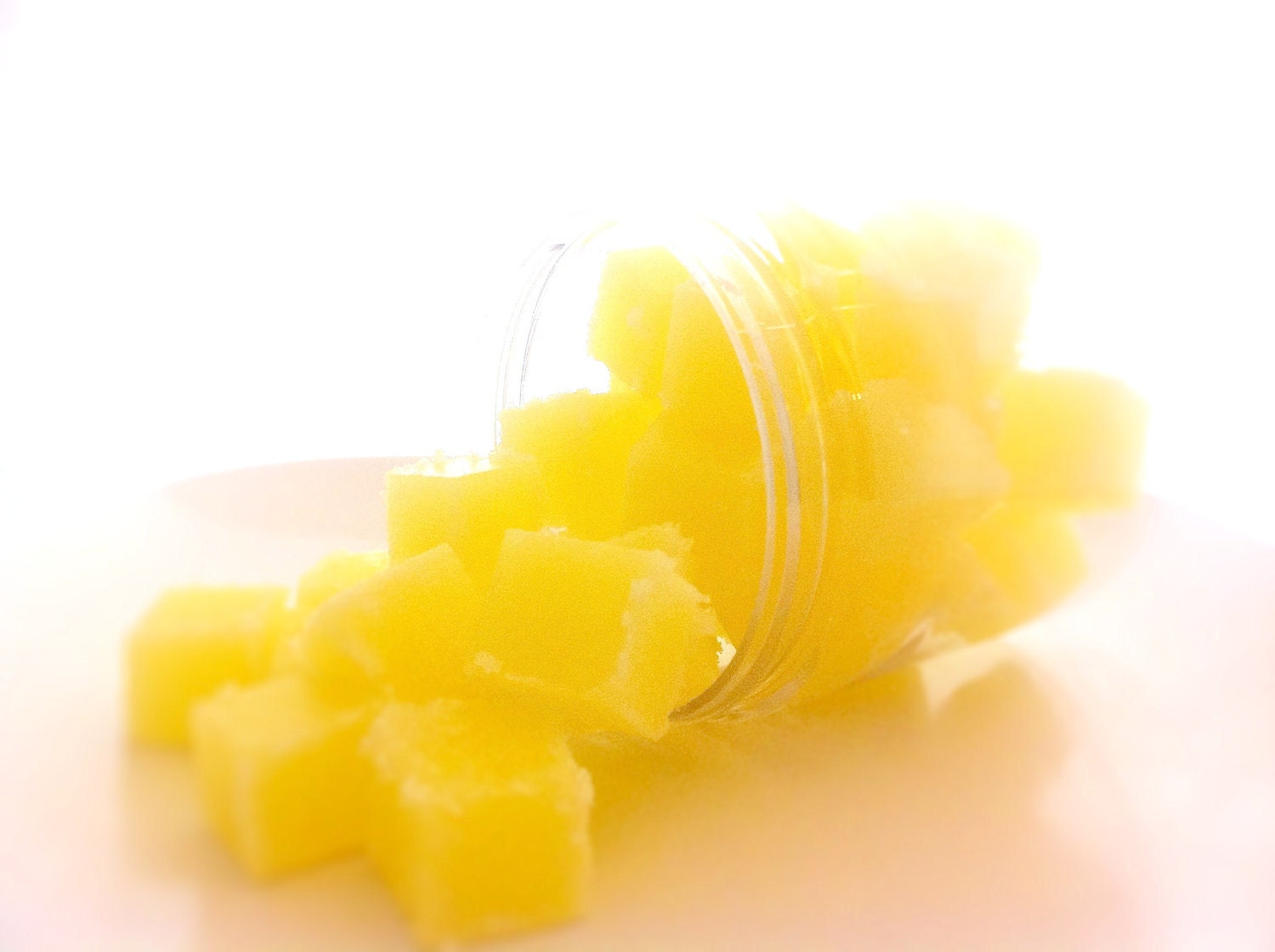 Zesty Lemon - Sugar Scrub Cubes - 8 oz. Jar