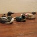 Trio of Duck Figurines