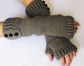 CROCHET PATTERN Fingerless Gloves (Sizes Adult Small to X-Large) Instant Download