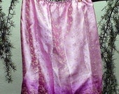 Pink to Lavender Brocade Skirt, 29" - 30" waist