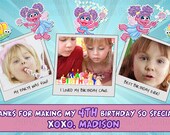 3 Photo Abby Cadabby Sesame Street Thank You Card - Digital File - You Print - Customized Il_170x135