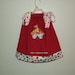 Red/Dot Pillowcase Dress with Circus Big Top-Personalization NOT included