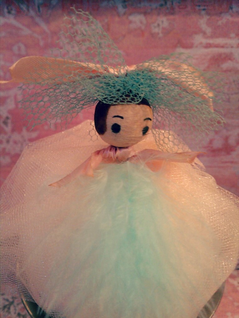 Little "Bow" Peep Pink & Blue Headpiece / Tiara