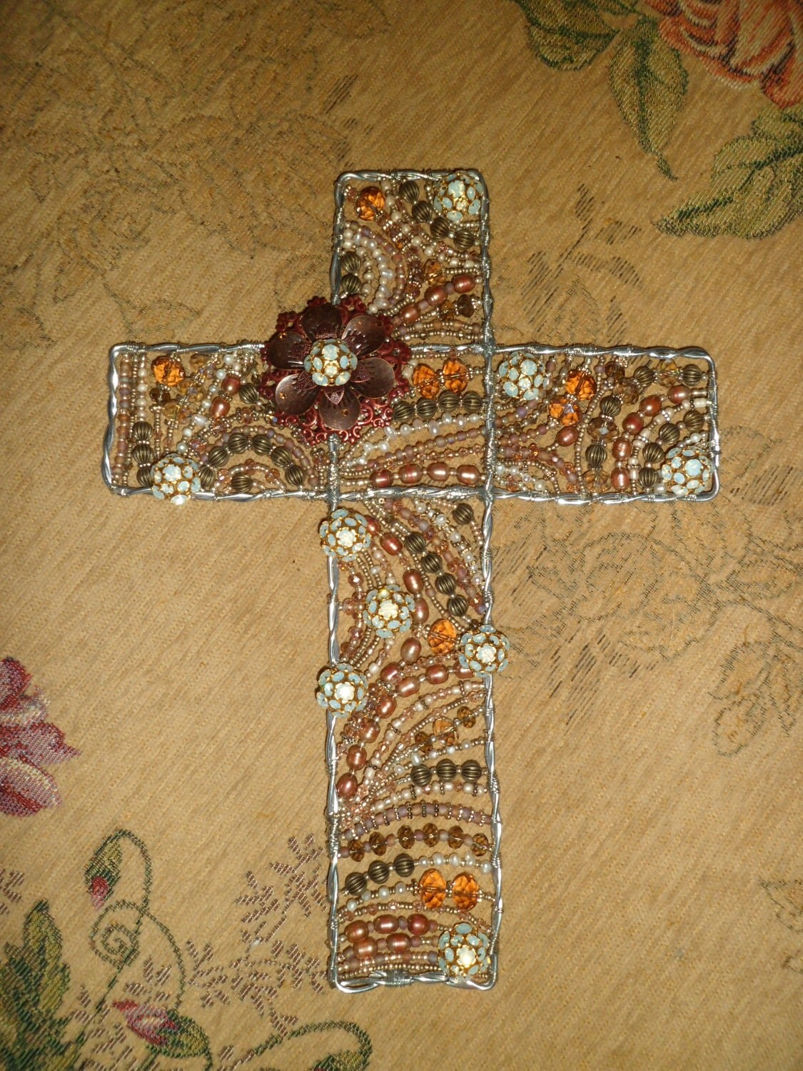 beaded wall crosses