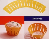 All Candles Cupcake Wrapper (cwt-011) - Made To Order