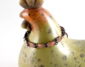 Autism Awareness Bracelet, Copper, Hand Stamped, Puzzle Piece