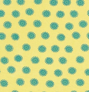 01764  Jennifer Paganelli Poodle Lisa in Yellow  -1 yard