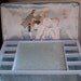 Reserved for Lana -Vintage Farrington Jewelry Box - Genuine Texol - Floral Pattern - Light Blue