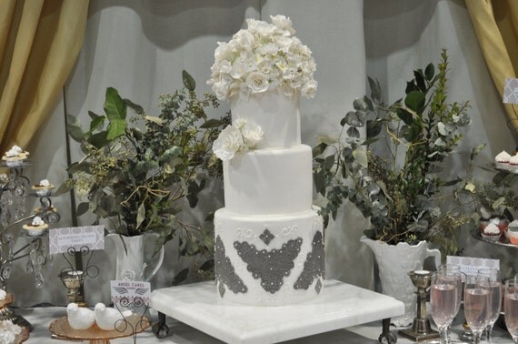 Wedding Cake Romantic Vintage Il_570xn