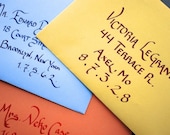 Handwritten Outer Invitation Envelope Calligraphy with Stationery for Weddings & Events
