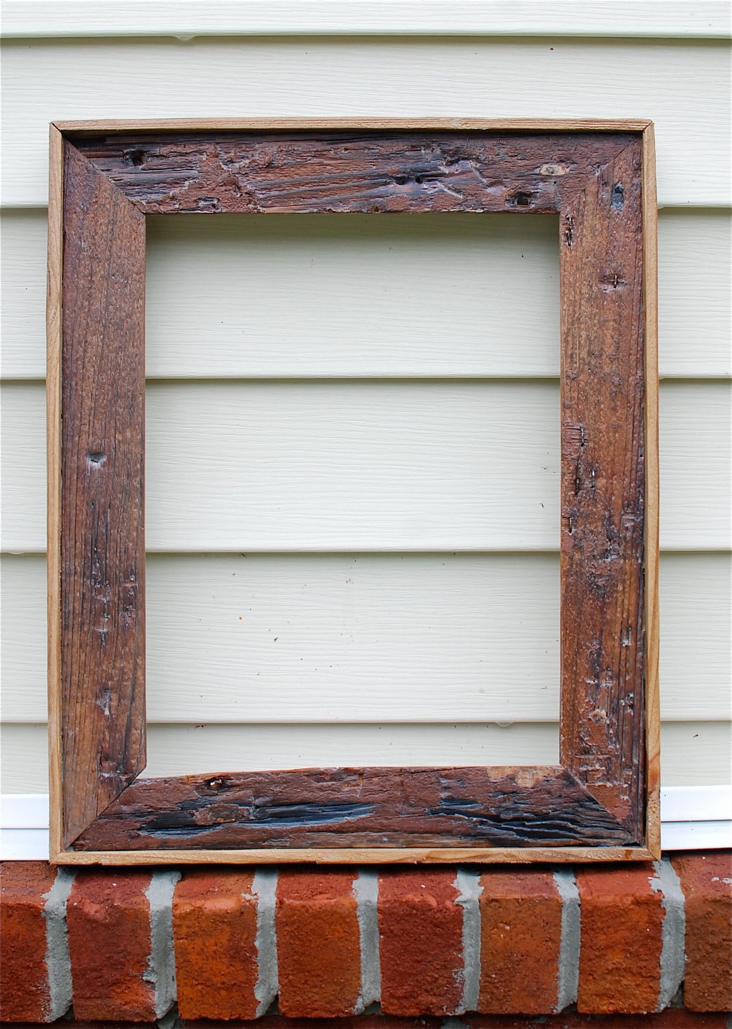 Driftwood 12x16 Wood Frame by oldlikenew on Etsy