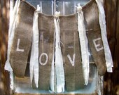 Southern Country Shabby Barn Chic Just Married Banner Rustic Woodland Photo Prop Sign Cottage Chic Reception Table Decoration ON SALE