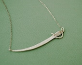Single Sword sterling necklace