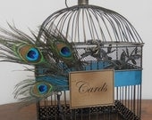 Wedding Card Box Peacock Birdcage Wedding Card Holder/ Wedding Bird Cage Decoration