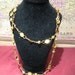 Tudor-type beaded chain in amber hues