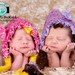 Crochet NEWBORN Prairie Pixie Bonnets Photography Prop