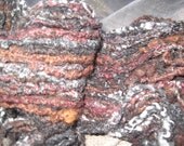 Noro Wadaiko Wool Boucle Yarn Color 1 Black Brown Hand Dyed 100g Bulky