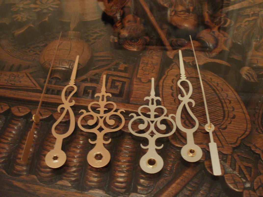 Large Clock Hands - Two Sets - For scrapbooking or steampunk creations