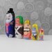 Willy Wonka Nesting Dolls Matryoshka Babushka Russian