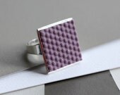 Lilac dots ring