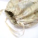 SALE Cosmetic bag, beige cream ivory neutral drawstring toiletry bag, bathroom storage solution