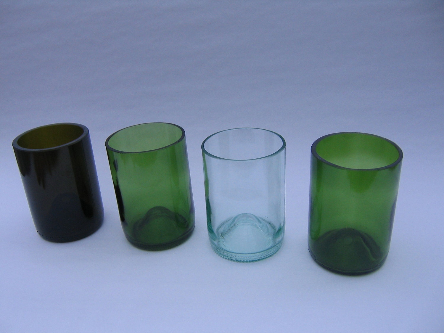 Tumbler Recyled Wine Bottle Glasses - Set of 6
