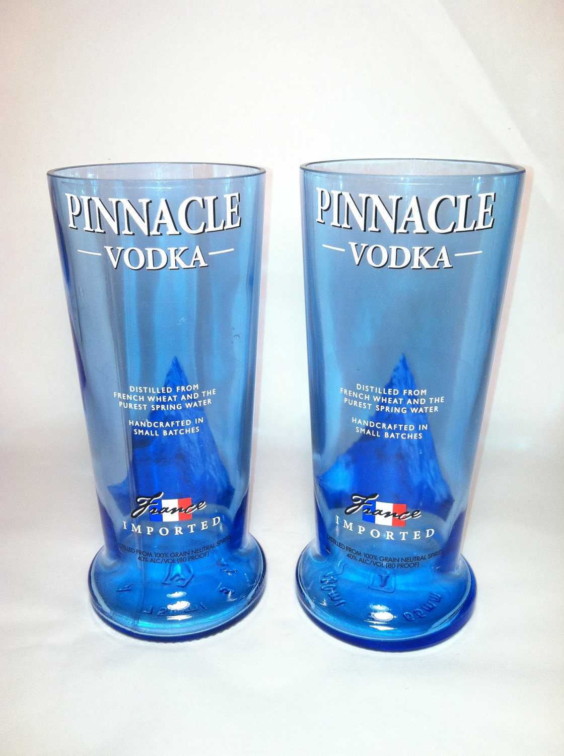 Pinnacle Vodka Recycled Bottle Glasses - Set of 2