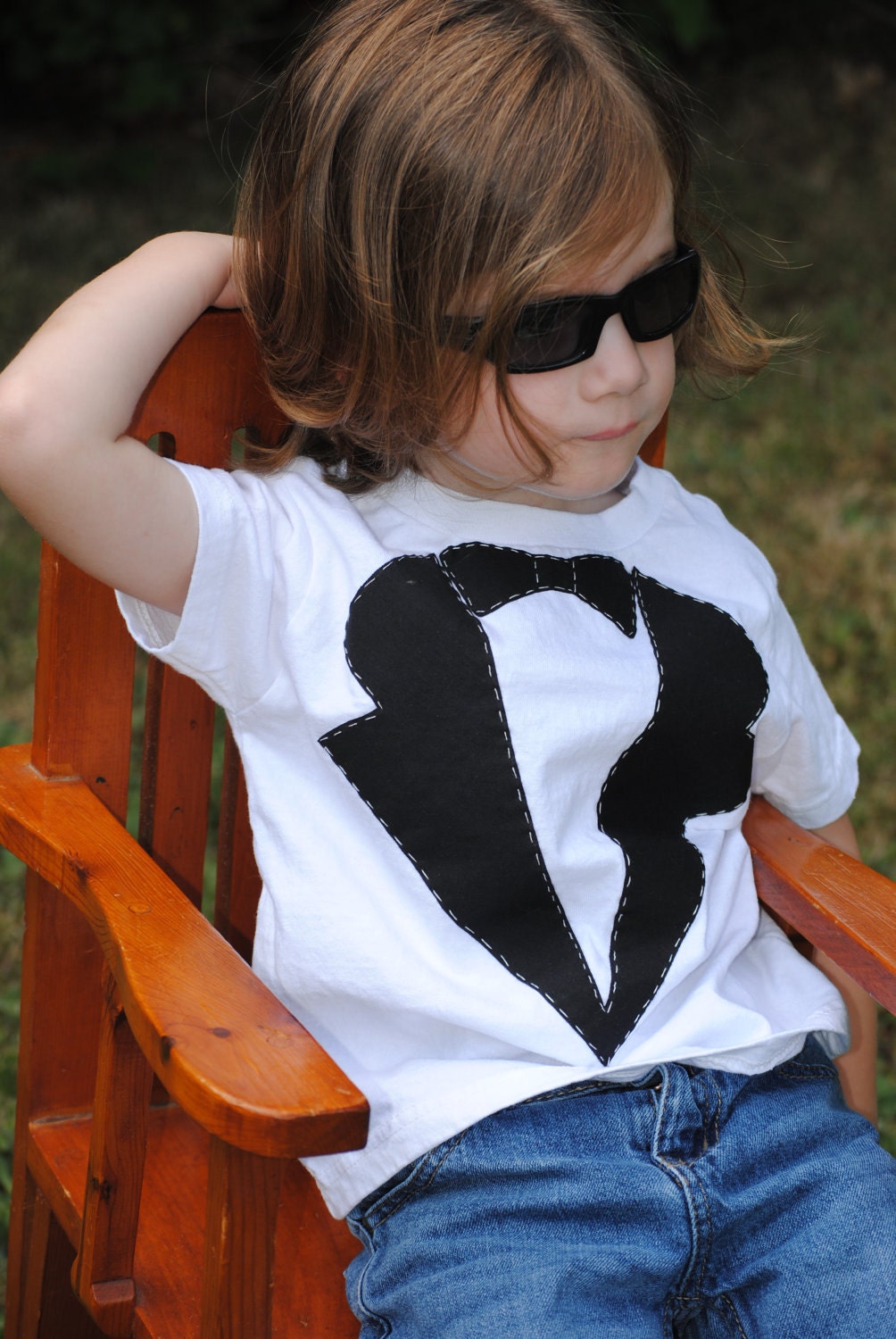 Little man tux infant or toddler t shirt