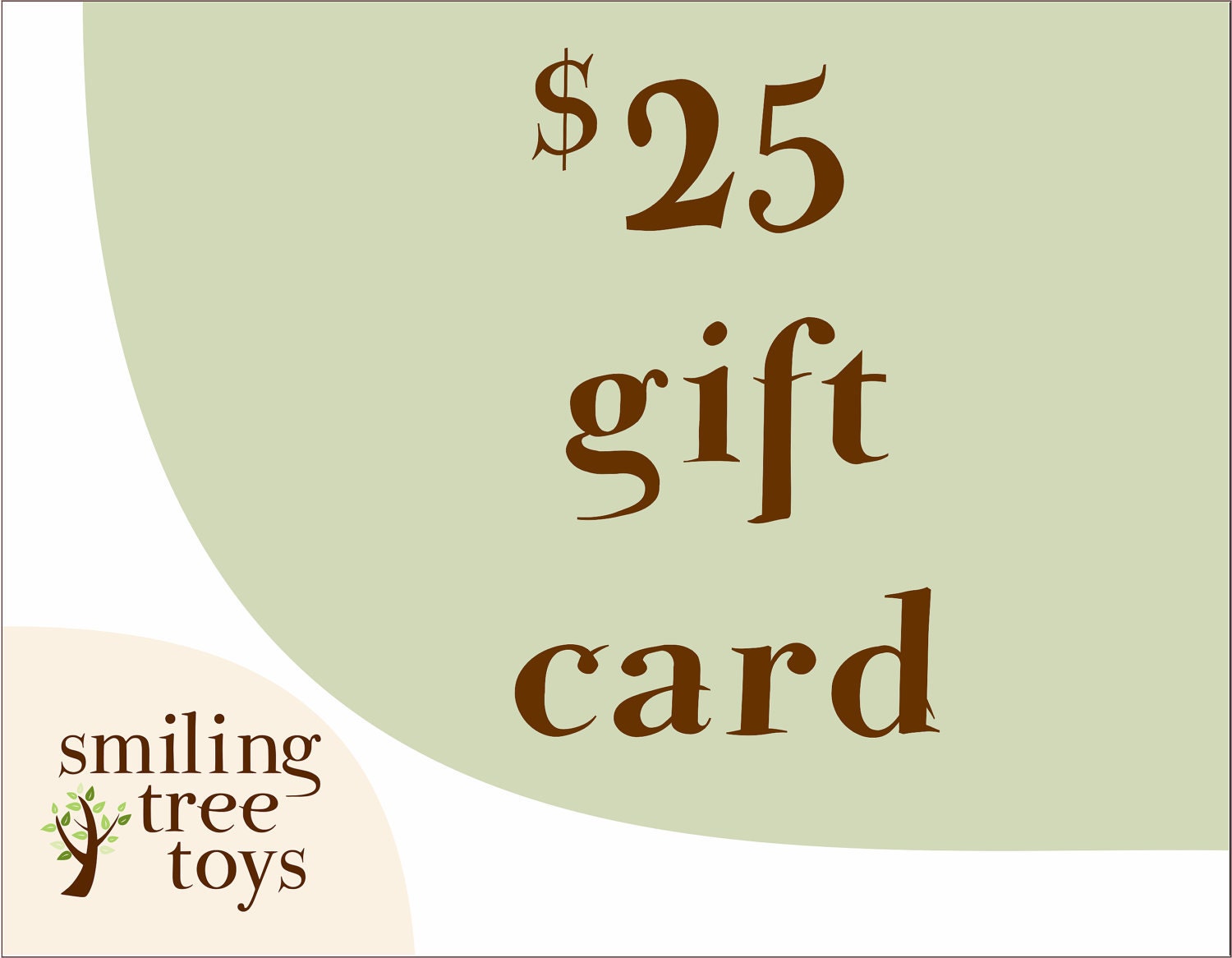 wooden toys GIFT CARD - natural, organic, handmade wood toys for baby, toddler, preschooler - eco-friendly, safe and non-toxic