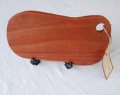 Hardwood cutting board.