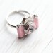Pink Camera Ring . Enameled . Adjustable . Adorable . LAST ONE