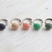 Flower Ring . Adjustable . Romantic . Spring colors . Mint . Lilac . Peach . Cream . Green