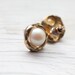 Pearl earrings . 1960 . Vintage . Spring . Classy . Mother
