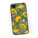 Floral iPhone 4 case, Art Nouveau Yellow Gold Poppies, iPhone 4 S case, Mobile Accessories for Men or Women, iPhone Gear
