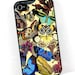 Vintage iPhone 4 Case, Art Deco Butterflies, Colorful Retro inspired iPhone 4S Case, iPhone Cover, Mobile Accessories for Men or Women