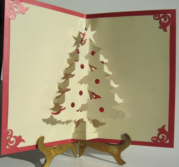 christmas tree pop up up greeting card home d 233 cor 3d by christmas tree pop up up greeting card home d 233 cor 3d by
