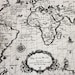 Unique Linen Collection-Vintage Looking World Map, Traveling Around The World