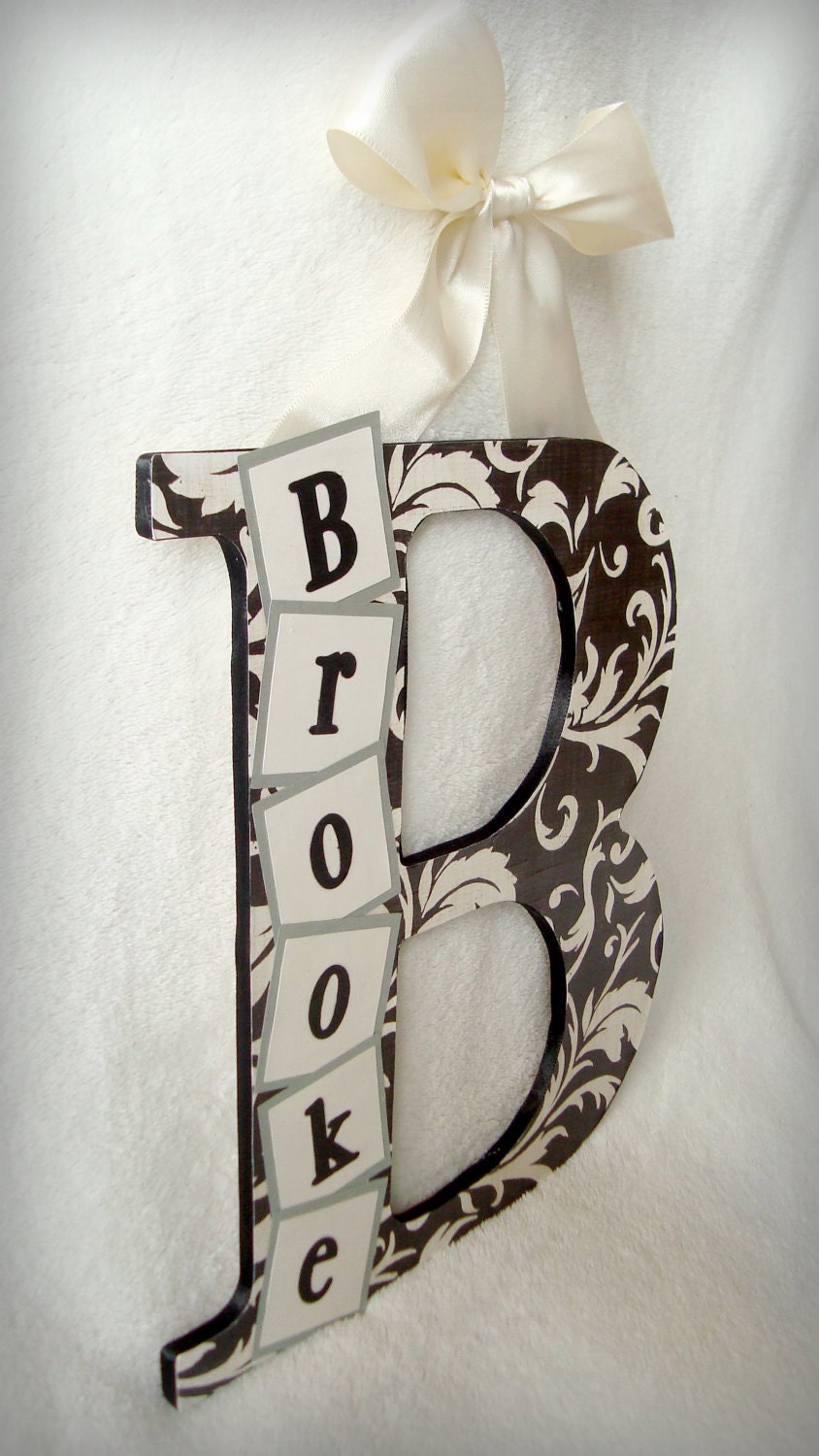 Custom Wood Letter for Laureen