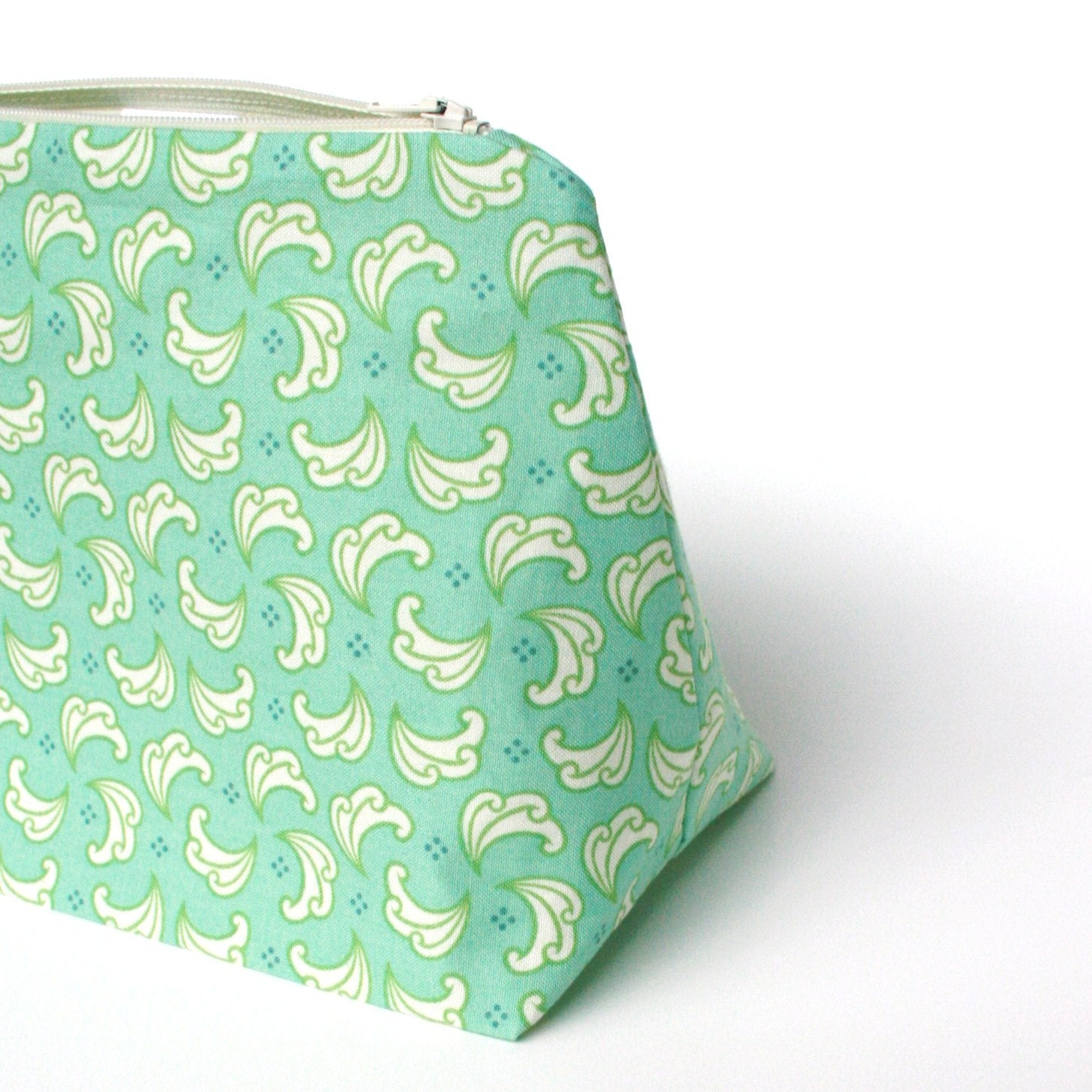 Holiday Gift Set in Seafoam Mint Green Matching Travel Bags - Pastel - Bridesmaid Gift Set, Holiday Gift Set, Birthday Gift Set