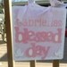 Baptism Christening Party Door Sign Blessed Day